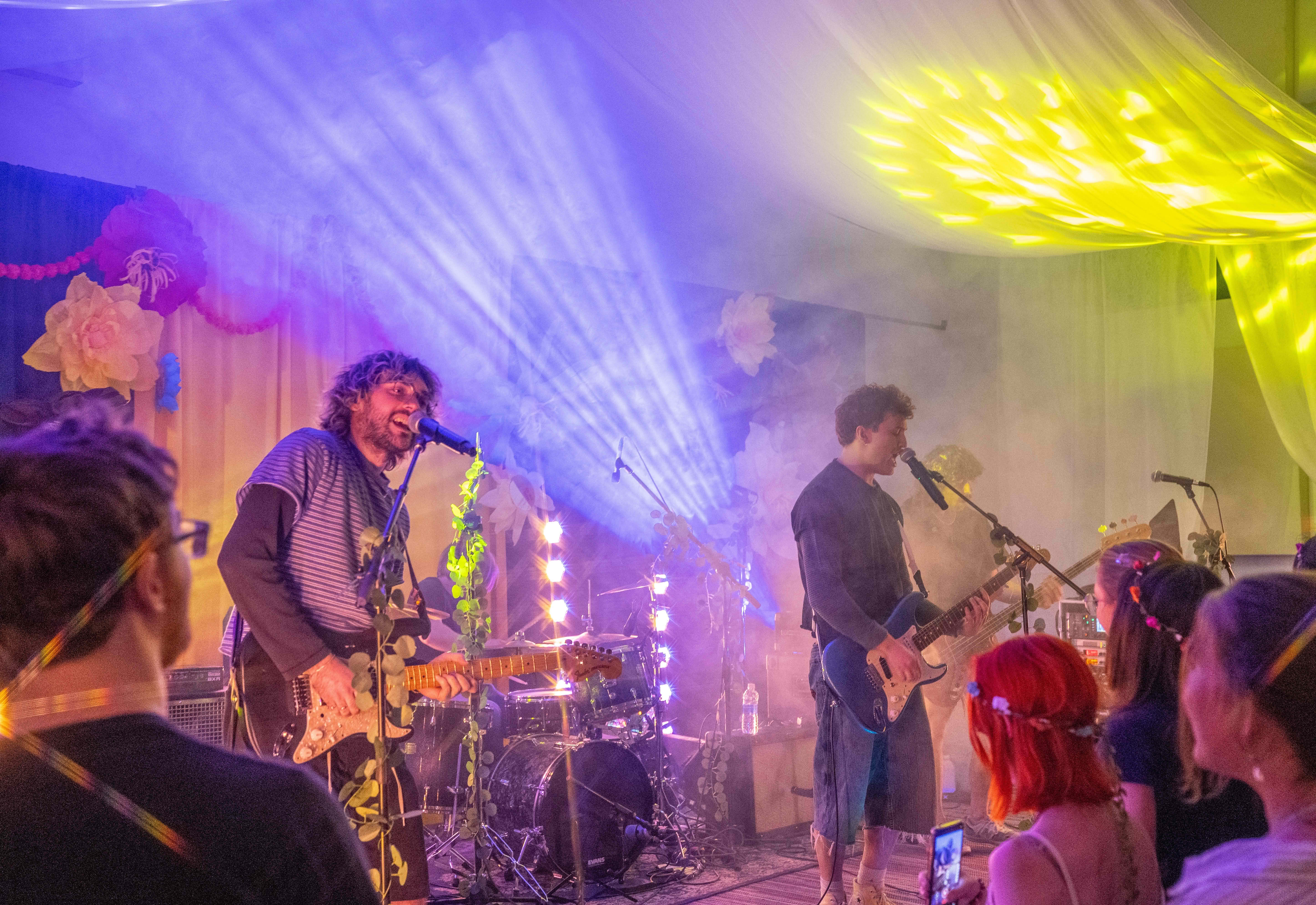 flowerefest band on stage