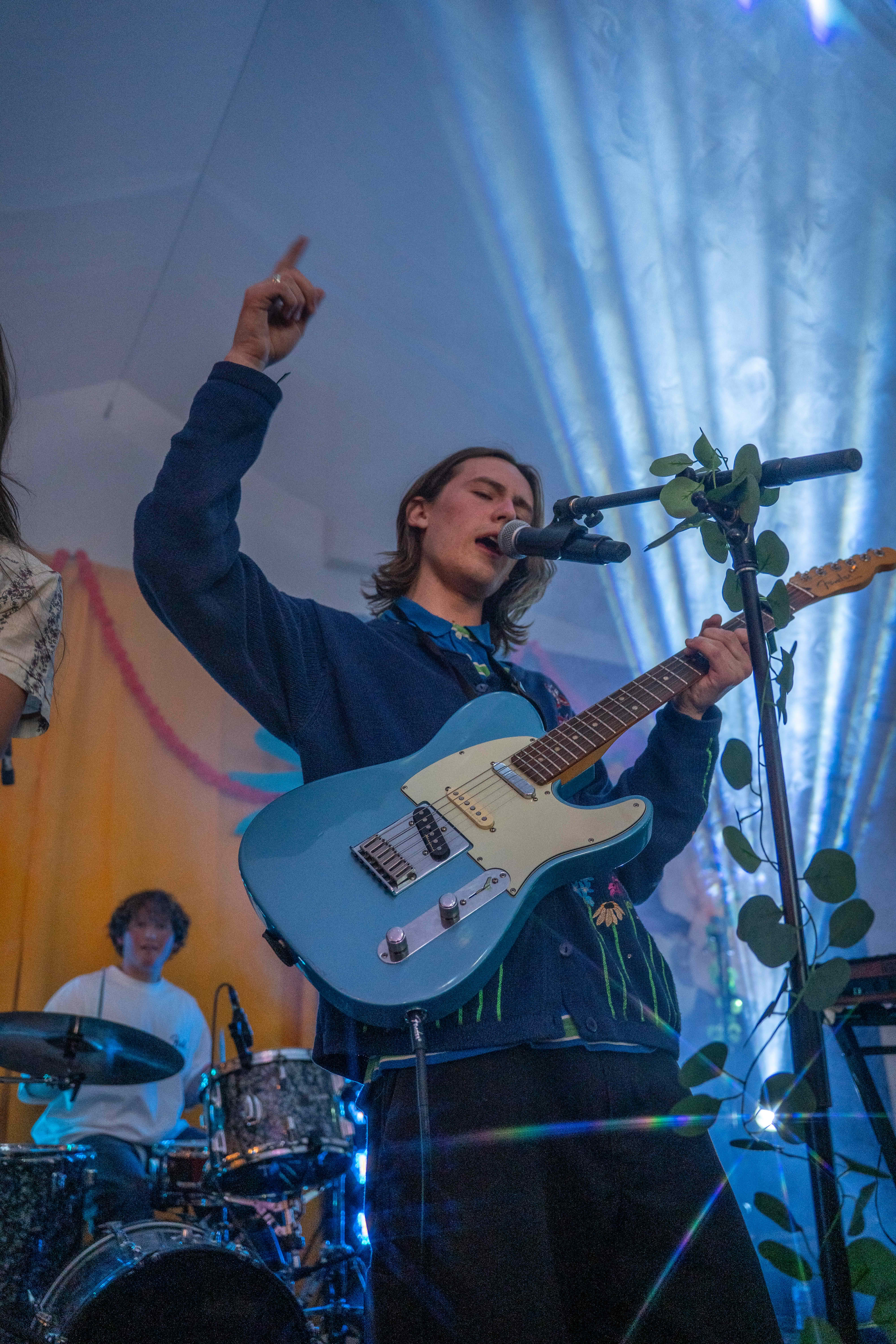 gabe from flowerhouse on stage