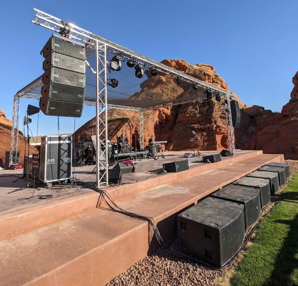 sand hollow resort concert rig